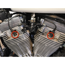 Замена свечей зажигания Harley-Davidson Sportster Evolution